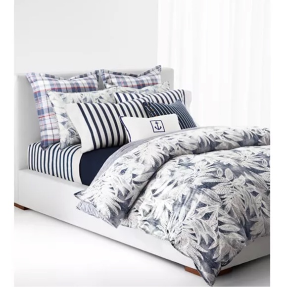 Evan Botanical Palm duvet cover Set, Full/Queen - Picture 8 of 10